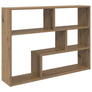 vidaXL Wall Shelf Wall-Mounted Artisan Oak 95 x 20 x 69.5 cm