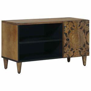 vidaXL TV Cabinet Brown 80 x 33 x 46 cm Solid Mango Wood