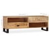 vidaXL TV Cabinet Solid Mango Wood 120x30x40 cm