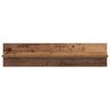 vidaXL Wall Shelf 2 pcs Old Wood 80 x 11.5 x 18 cm Engineered Wood