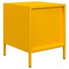 vidaXL Bedside Cabinets 2 pcs Mustard Yellow 35x39x43.5 cm Steel