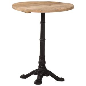 vidaXL Bistro Table &Oslash;60x76 cm Rough Mango Wood