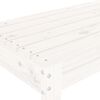 vidaXL Garden Bench White 110x38x45 cm Solid Wood Pine