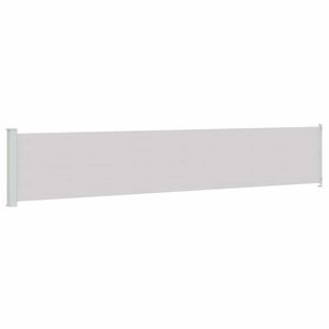 vidaXL Patio Retractable Side Awning 117x614 cm Grey