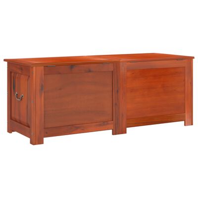 vidaXL Storage Chest with Lid Brown Solid Wood Acacia