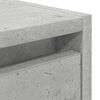 vidaXL Wall-Mounted Bedside Cabinet Concrete Grey 38x34x40 cm