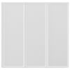 Shower Bath Screen Wall 141 x 132 cm 3 Panels Foldable