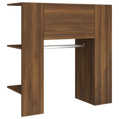 vidaXL Hallway Cabinets 2 pcs Brown Oak Engineered Wood