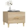 vidaXL Coffee Tables 2 pcs Sonoma Oak 50x50x40 cm Engineered Wood