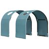 vidaXL Bed Tunnel for Kids Loft Bed 2 pcs Light Blue Polyester