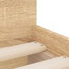 vidaXL Bed Frame without Mattress Sonoma Oak 75x190 cm Small Single Small Single