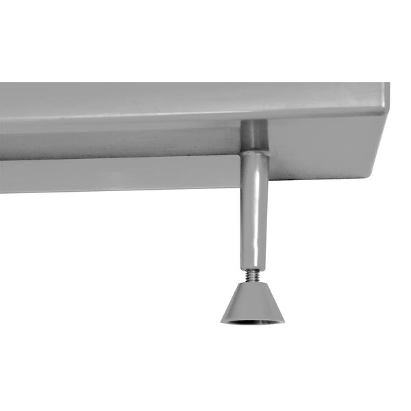 vidaXL Drains White 88 x 8.8 x 8.5 cm Metal