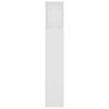 vidaXL Headboard Cabinet White 220x18.5x104.5 cm