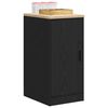 vidaXL Garage Storage Cabinet Black 40x51x85 cm Solid Wood Pine