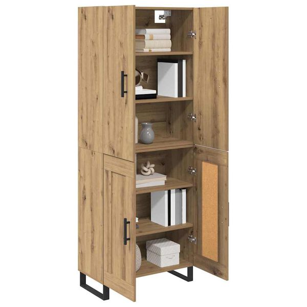 vidaXL Highboard 2 pcs Artisan Oak 69.5 x 34 x 180 cm