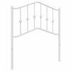 vidaXL Metal Replace Headboard White 80 cm