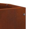 vidaXL Corner Planter Rusty 30 x 30 x 35 cm Weathering steel