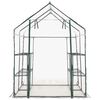 vidaXL Greenhouse with 8 Shelves 143x143x195 cm
