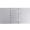 vidaXL Lawn Fence 10 pcs Galvanised Steel 100x20 cm