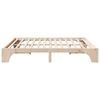 vidaXL Bed Frame Natural 180 x 200 cm Solid Pine Wood