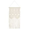 vidaXL Macrame Wall Hanger 40x80 cm Cotton