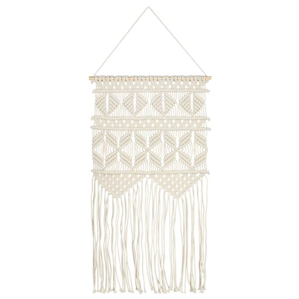 vidaXL Macrame Wall Hanger 40x80 cm Cotton
