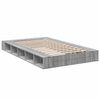 vidaXL Bed Frame without Mattress Grey Sonoma 140x190 cm
