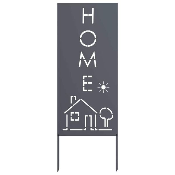 vidaXL Garden Privacy Screen Anthracite 50 x 140 cm Cold-rolled steel