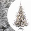 vidaXL Artificial Christmas Tree with Bauble 150 cm 150 LEDs