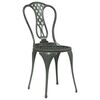 vidaXL 3 Piece Bistro Set Cast Aluminium Green