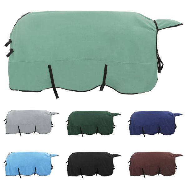 vidaXL Horse Blanket Special Green Polyester