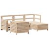 vidaXL 5 Piece Garden Sofa Set Solid Wood Pine