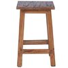 vidaXL Stool Natural 30 x 30 x 47 cm Mahogany Wood