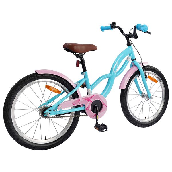 vidaXL Kids Bike 18'' for 5-7 Years Old Light Blue