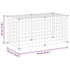 vidaXL 8-Panel Pet Cage Black 35x35 cm Steel