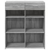 vidaXL Sideboard Grey Sonoma 80x42.5x93 cm Engineered Wood