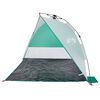 vidaXL Beach Tent Sea Green Quick Release Waterproof