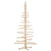 vidaXL Wooden Christmas Tree for Decoration 210 cm Solid Wood Pine