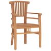 vidaXL 3 Piece Garden Dining Set Solid Wood Teak