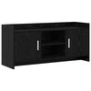 vidaXL TV Cabinet 102 x 33 x 47 cm Black Oak Engineered Wood