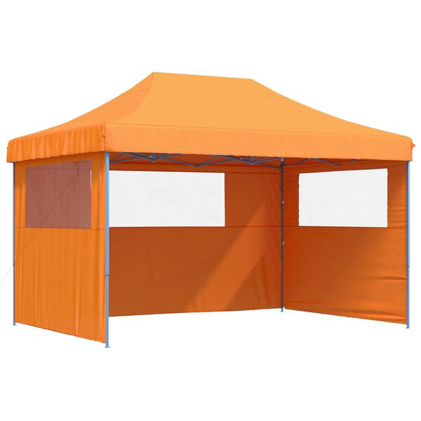 vidaXL Party Tent Folding Orange 279 x 410 x 315 cm Oxford Fabric