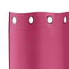 vidaXL Blackout Curtains with Rings 2 pcs Bright Pink 225 x 140 cm
