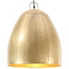 vidaXL Hanging Lamp | Brass | Iron with brass coating | Large