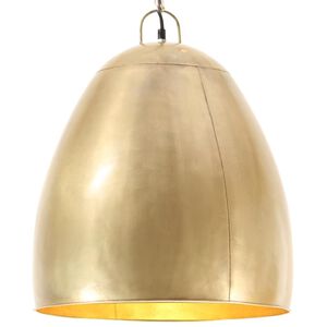 vidaXL Hanging Lamp | Brass | Iron with brass coating | Large