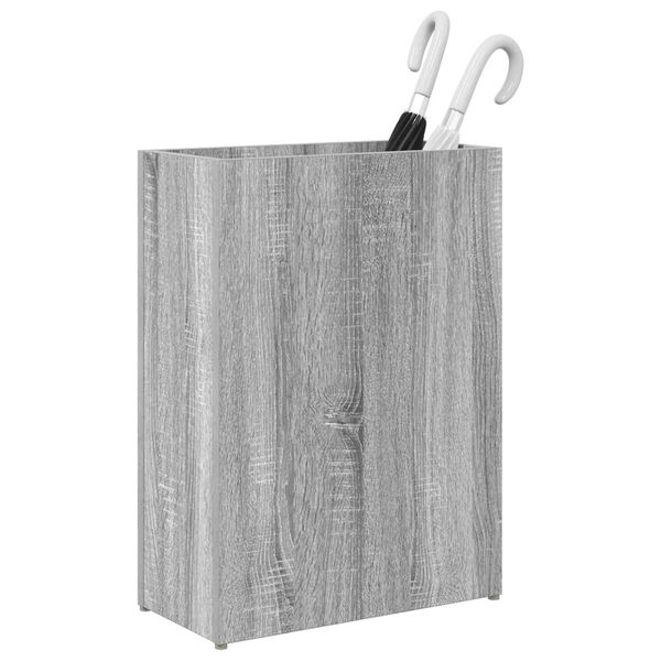 vidaXL Umbrella Stand Grey Sonoma 40 x 20 x 55.5 cm Engineered Wood