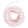 vidaXL Pull Starter Cord White and Red &Oslash;5 mm 10 m Nylon