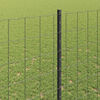 vidaXL Fence with Post Grey 1.4 x 10 m Steel and PVC