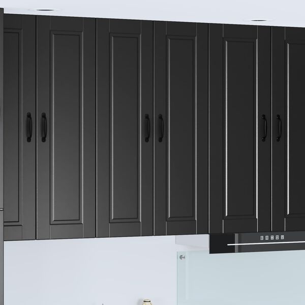 vidaXL Kitchen Cabinet Black 60 x 31 x 100 cm Engineered Wood