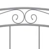 vidaXL Bed Frame without Mattress Grey Metal 160x200 cm