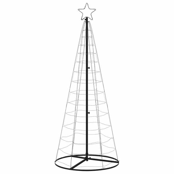 vidaXL LED Christmas Tree 200 LEDs Blue 180 cm